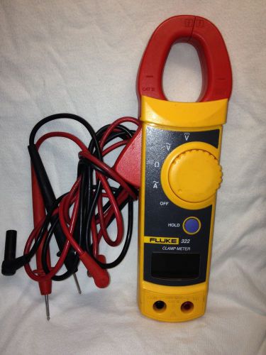 FLUKE 322 Digital Clamp Meter, AC/DC Multimeter