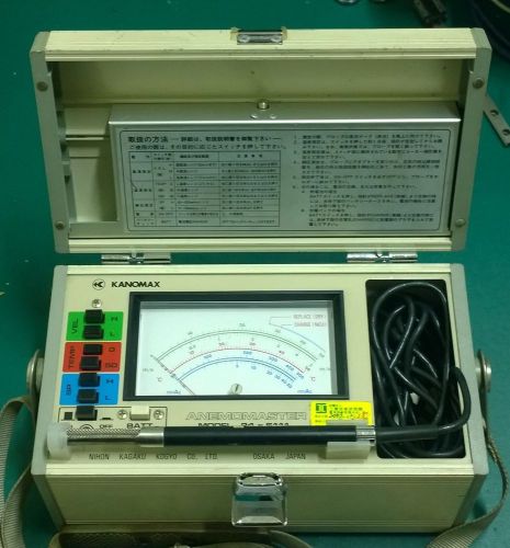 KANOMAX Anemomaster 24-6111, Hot Wire Anemometer (#673)