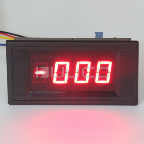 Mini red led dc 5v 500a digital panel meter ammeter current measurement guages for sale