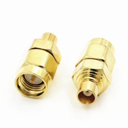 10pcs SMA male plug to MCX female jack RF coaxial adapter connector