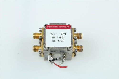 MICRO LAMBDA YTF RF FILTER MLFD-1459 2.4GHz - 3.8GHz DUAL STAGE