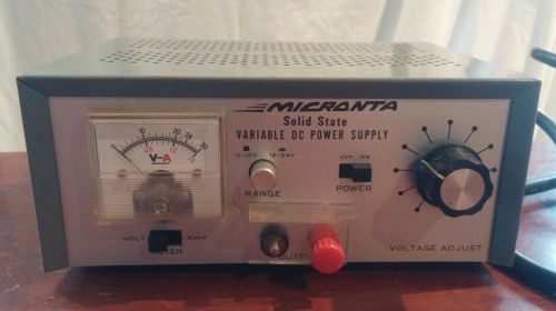 Micronta Solid State Variable DC Power Supply CAT NO.: 22-126