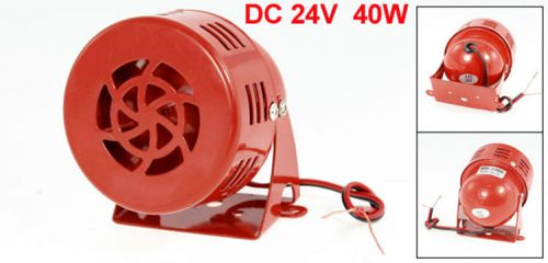 DC 24V 114dB Sound  40W MS-190 Mount Mini Motor Siren 0.43A New