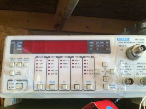 Microwave counter duo channel up 3Ghz Escort efc-3305