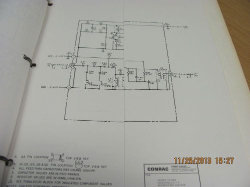 CONRAC MANUAL 1000 Series: Audio/Video Receiver - Install&amp;Operating schems 19242