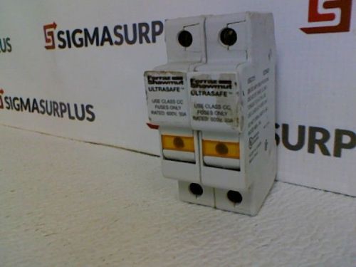 Ferraz Shawmut USCC1L Ultrasafe Fuse Holder 30A 1-Pole 600V Lot of 2