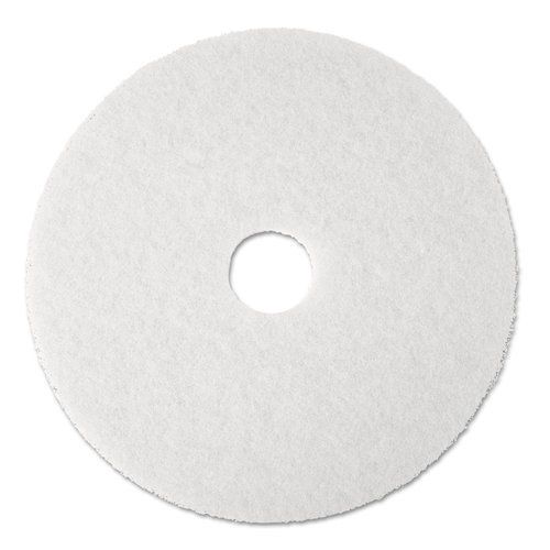 3M MMM08477 Super Polish Floor Pad 4100 13&#034; White 5 Count