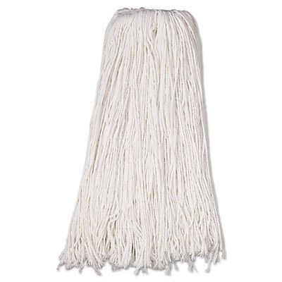 Mop head, premium standard head, rayon fiber, 32oz, white, 12/carton for sale