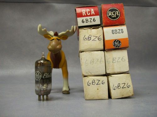 6BZ6 Vacuum Tubes  Lot of 8  GE / RCA / Zenith