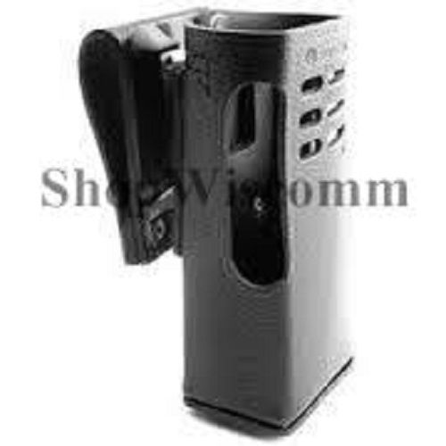 Motorola oem leather holster hln9676a swivel ht750 mtx850 mtx950 pr860 mtx850 for sale