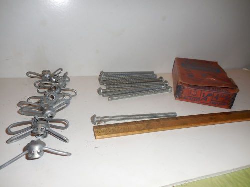 VTG 1/4&#034; x 4&#034; Concrete Masonry Spring  Toggle Anchors Star Expansion Bolt Co.