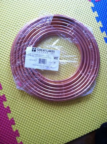 1/2&#034; SOFT COPPER REFRIGERATION TUBING - 50&#039; ROLL