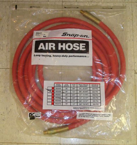 Snap-On IM2006 Rubber Air Hose  1/2-Inch x 25-Feet