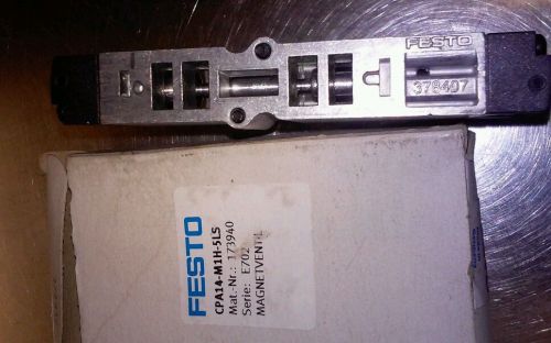 FESTO CPA14 173941 S702 SOLENOID VALVE W/MSZC-3-21 DC