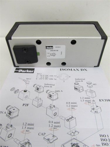 Parker isomax dx2-421-60 pneumatic valve for sale