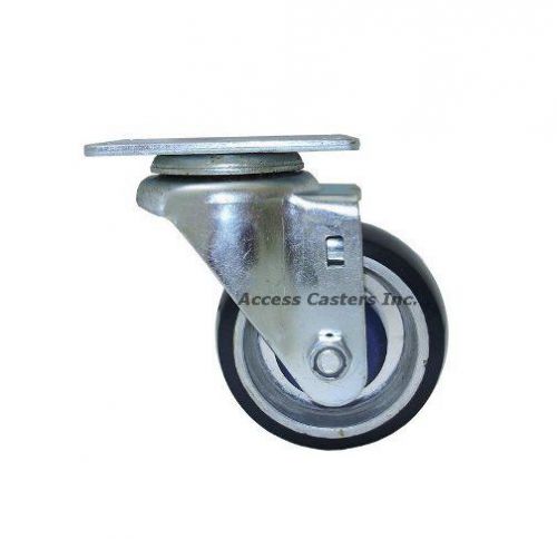 35D21PAS  3-1/2&#034; Swivel Caster, Polyurethane on Aluminum Wheel, 350 lbs Capacity