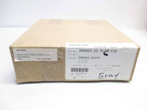 New rexnord d880k3.25 tabletop chain 10ft 3-1/4 in conveyor belt d441455 for sale