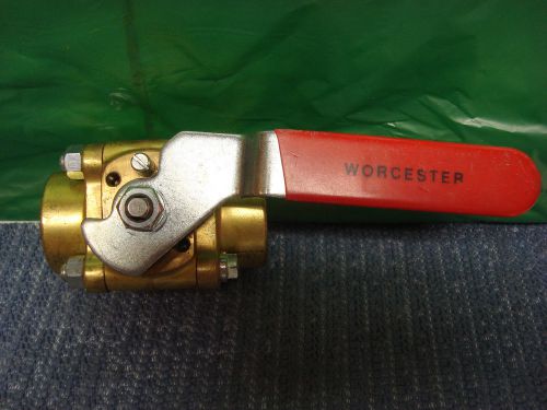 Worcester 1 1/4&#034; (1.25&#034;) 3-Piece Threaded Brass Ball Valve 4416TSE R2CWP000 New