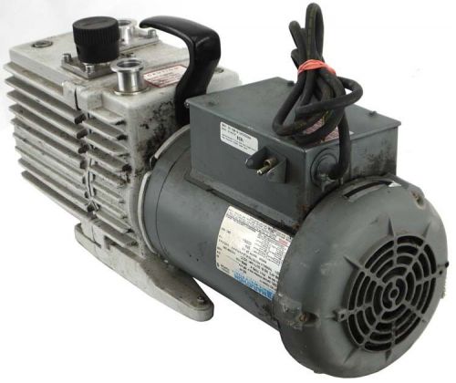 Leybold-Heraeus Trivac D16A Dual Stage Vacuum Pump +Marathon 1725RPM 3/4HP Motor