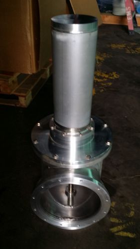 Vacuum Research Poppet/Angle Valve Aluminum With 10&#034; ANSI Flange AV10ASA