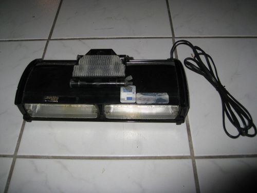 Whelen dual strobe dash miser POLICE SHERIFF FBI SWAT DEA MARSHALL SECURITY CIA