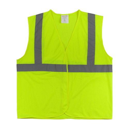 1500 Reflective Safety Vests class 2,  Large-5XL, no pockets, velcroe closure