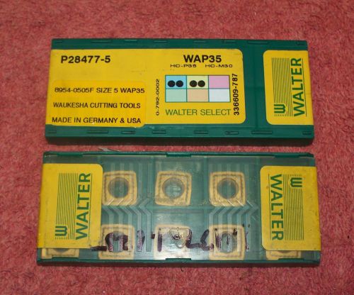 WALTER    CARBIDE  INSERTS   P28477-5    GRADE   WAP35    PACK OF 10