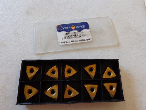 10 COBRA CARBIDE THREADING INSERTS TNMC 32NV CM14