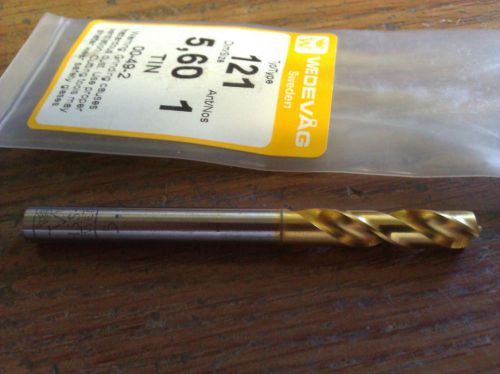 .2205 5.6mm HSCO TiN STUB DRILL