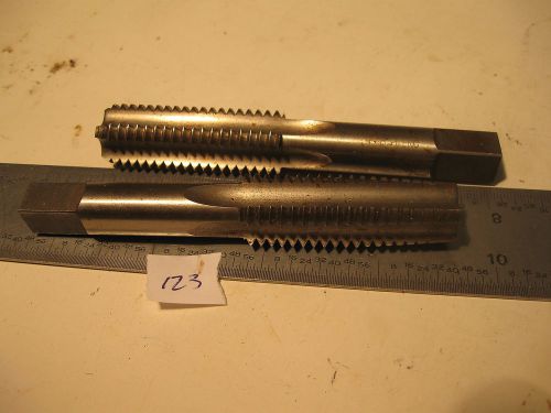 2 pc 5/8&#034;-11 LEFT HAND R&amp;N GH1 4FL 91666 HSGH1 Taper New (123)