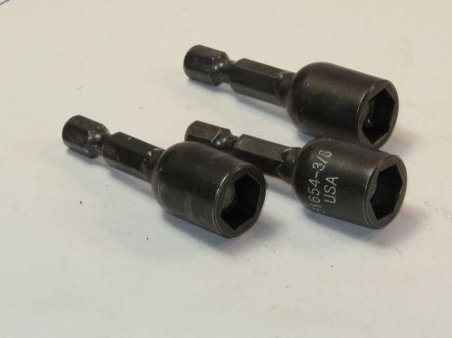 1 lot of 3 - Proto 1/4&#034; hex 3/8&#034; magnetic nut setter pt# 61654 (#801)