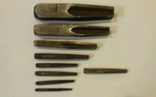 Vintage Proto Screw Extractors (8) proto + (1) FREE K-D MFG EZ outs reamer lot