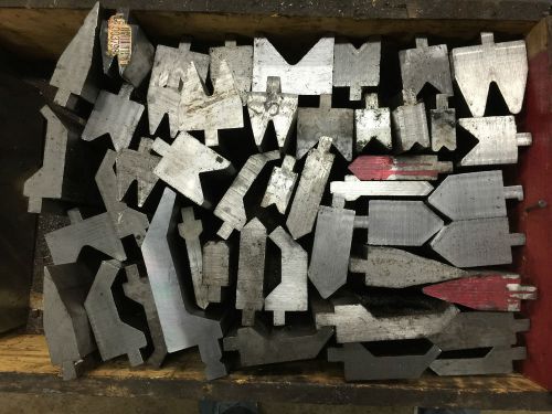 PRESS BRAKE DIE TOOLING PACKAGE 4 - IRONWORKER LOT - 5&#034; TO 8&#034; LONG