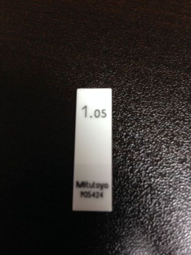 Mitutoyo Ceramic Rect Metric Gage Block 1.05mm