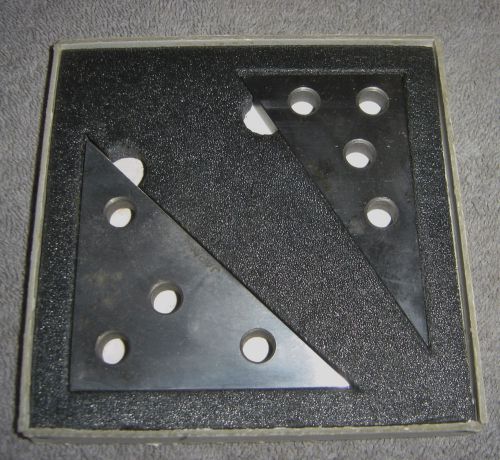 Tc solid angle plates made in japane machinst tools original box for sale