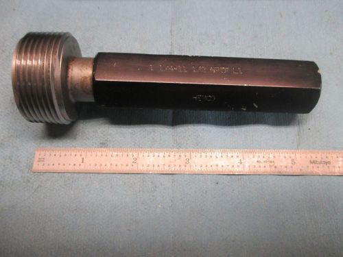 1 1/4 11 1/2 NPTF L1 PIPE THREAD PLUG GAGE 1.25 11.5 TOOLING SHOP TOOLMAKER TOOL