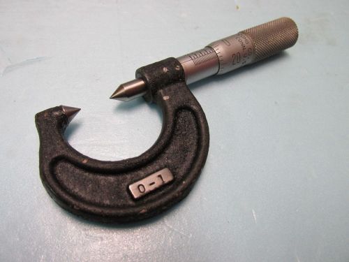 THREAD MICROMETER, 0-1&#034;, USA, USED.