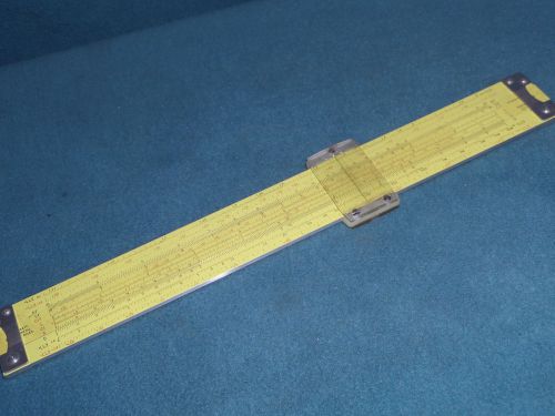 VINTAGE SLIDE RULE PICKETT ALL METAL SLIDE RULES  MODEL N-500-ES  1962  U.S.A.