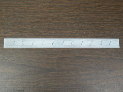 Starrett c616r-12 spring tempered steel rule for sale