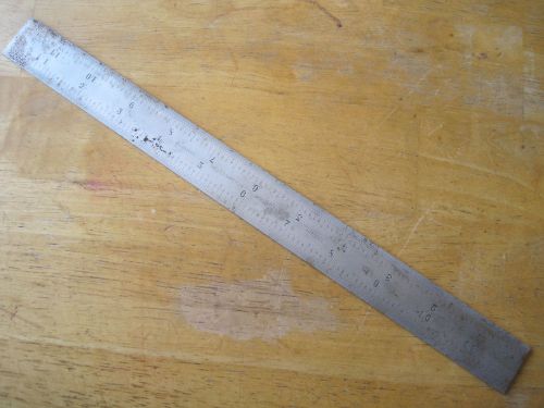 Starrett 12 inch No. 16R GRAD. Slotted Rule Scale