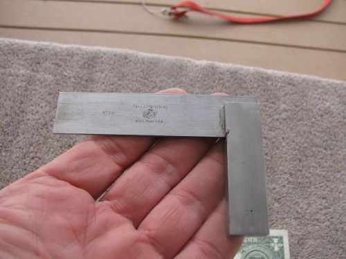 Starrett # 20 3&#034; steel square machinist toolmaker tool tools