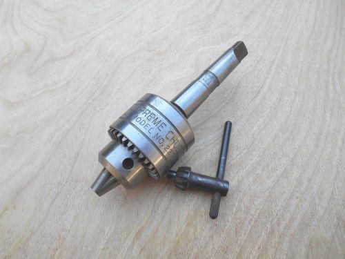 SUPREME NO. 22T2 DRILL CHUCK , 0-3/8&#034; , #2 MT SHANK