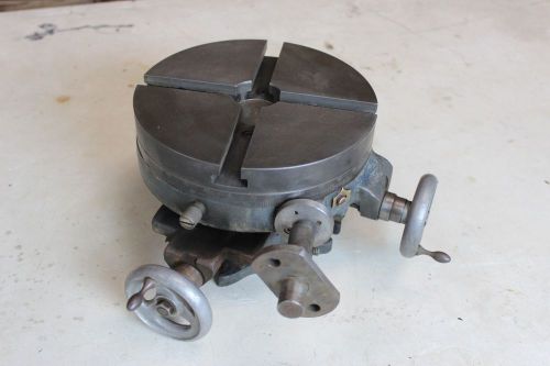 Vintage USA Made 8&#034; Cross Slide Rotary Table Milling Fixture Palmgren Craftsman