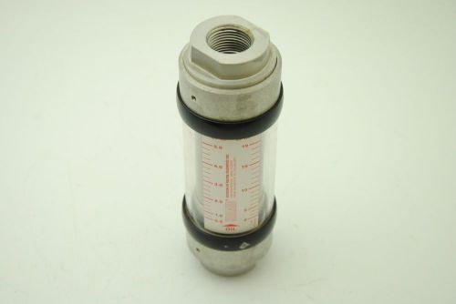 Hedland H701A-005-HT, Flowmeter 0.5 - 5.0 GPM 2-19 LPM, 3/4&#034; NPT