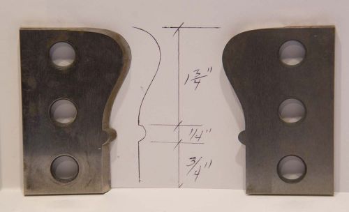 Williams &amp; Hussey 6010 curved rail clamp board pattern