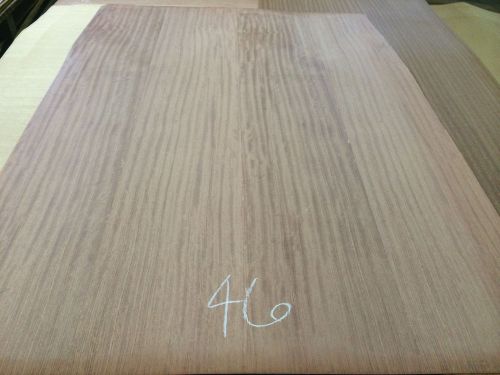 Wood veneer bubinga 34x48 1pcs total 10mil paper backed  &#034;exotic&#034; rko 46 for sale