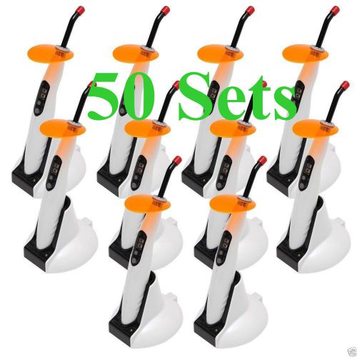 50 x Dental Wireless Cordless LED Curing Light Lamp LED-B SEASKY T4 US