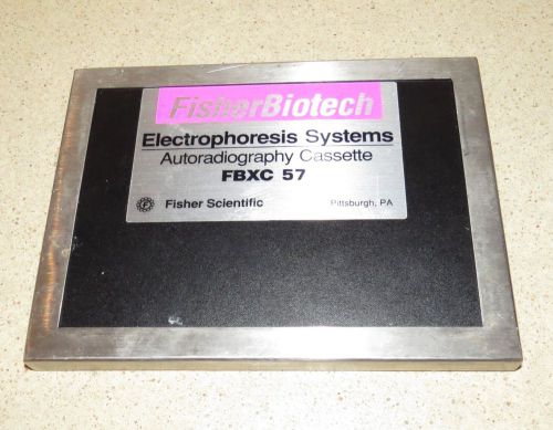 ^^ FISHER BIOTECH ELECTROPHORESIS AUTORADIOGRAPHY CASETTE FBXC 57