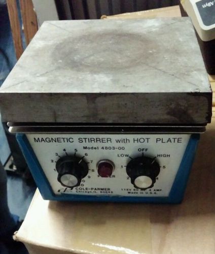 Cole-Parmer Spin-Master Stirrer hot plate Model# 4803-00