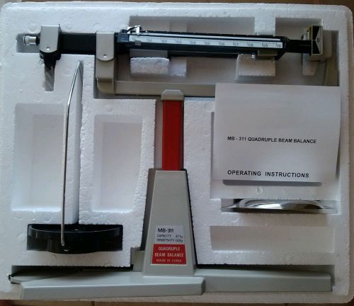 BRAND NEW MB-311 Quadruple Beam Balance - 311G Capacity 0.01G Sensitivity